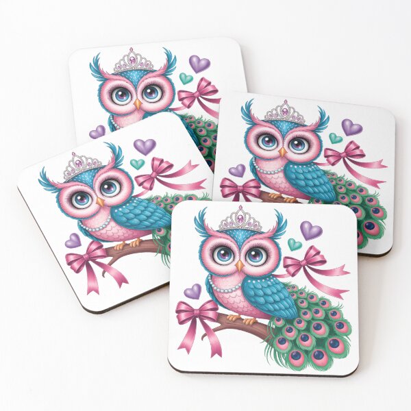 Item preview, Colorful Owl with Tiara designed and sold by jkrphoto.