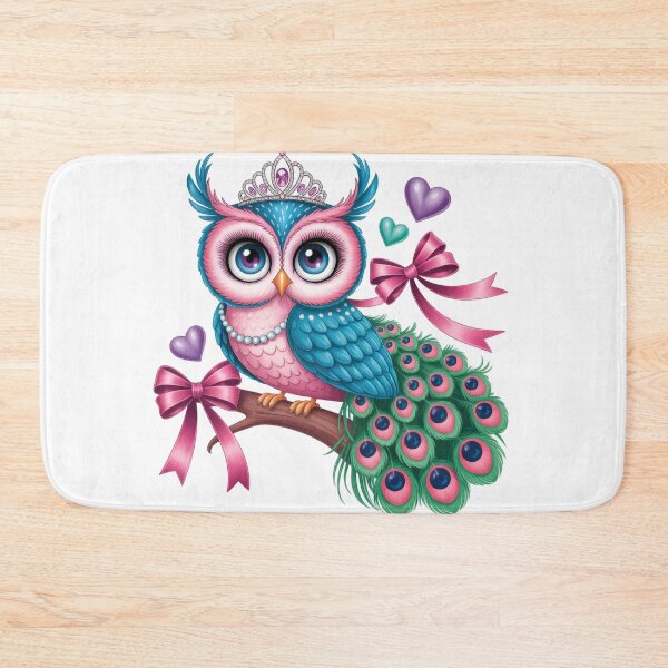 Item preview, Colorful Owl with Tiara designed and sold by jkrphoto.