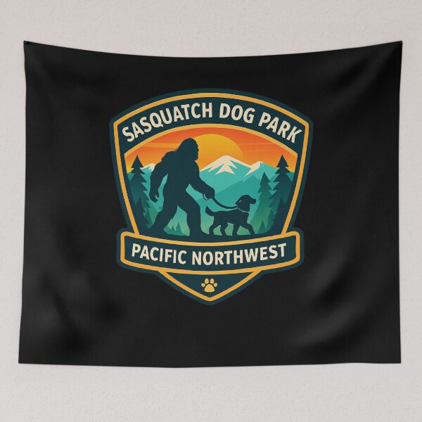 Item preview, Sasquatch Dog Park Patrol designed and sold by SiarheiYur.