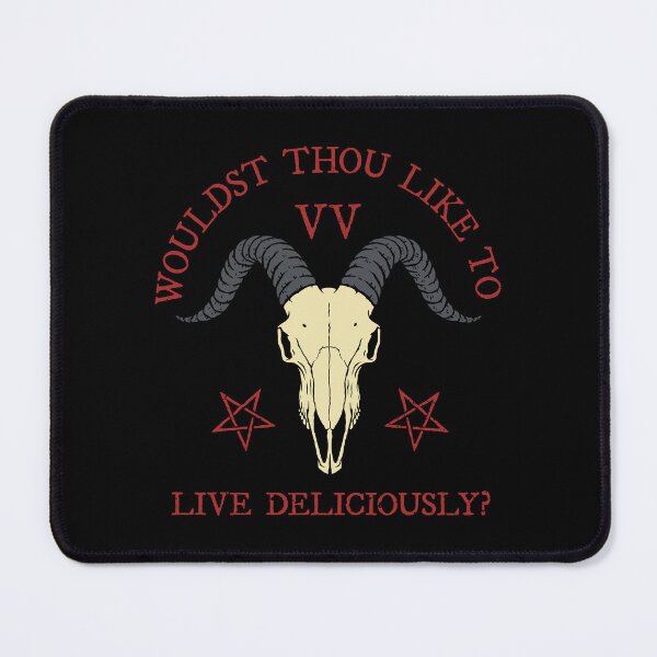 Item preview, Live Deliciously - Goat Skull designed and sold by HighStakes.