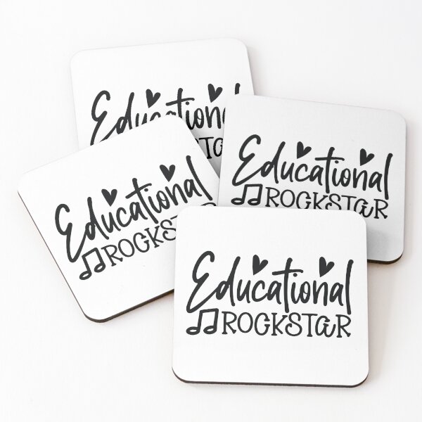 Item preview, Educational Rockstar - Funny Teacher Appreciation School Gift designed and sold by FuzionRaptor.