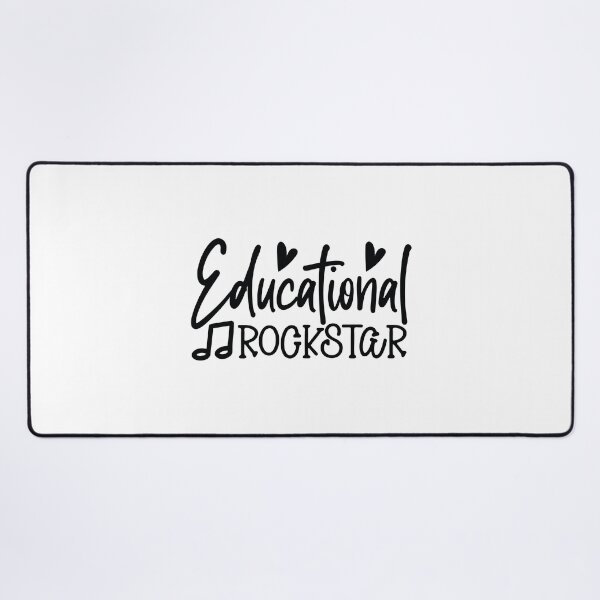 Item preview, Educational Rockstar - Funny Teacher Appreciation School Gift designed and sold by FuzionRaptor.