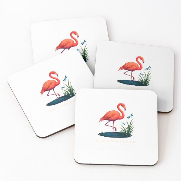 Item preview, Flamingo Grace Under Rage designed and sold by SiarheiYur.