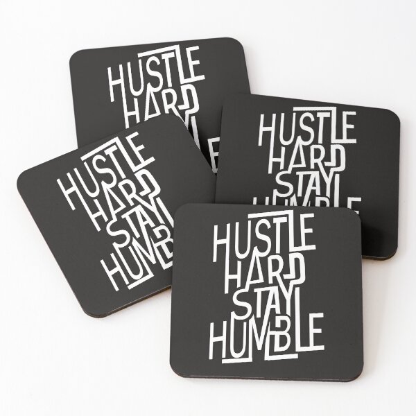 Item preview, ​Hustle Hard Stay Humble Motivational Typography designed and sold by Maram-ya.