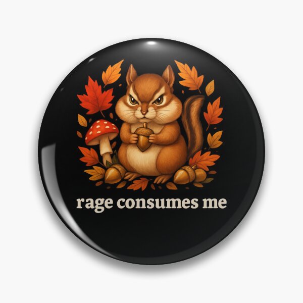 Item preview, Autumn Squirrel Rage Spiral designed and sold by SiarheiYur.