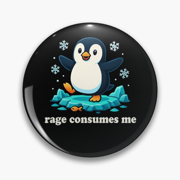 Item preview, Cheerful Penguin Frozen Fury designed and sold by SiarheiYur.