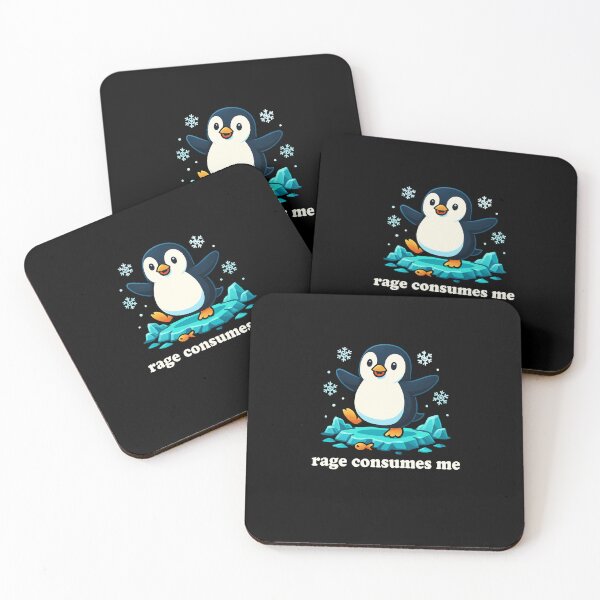 Item preview, Cheerful Penguin Frozen Fury designed and sold by SiarheiYur.