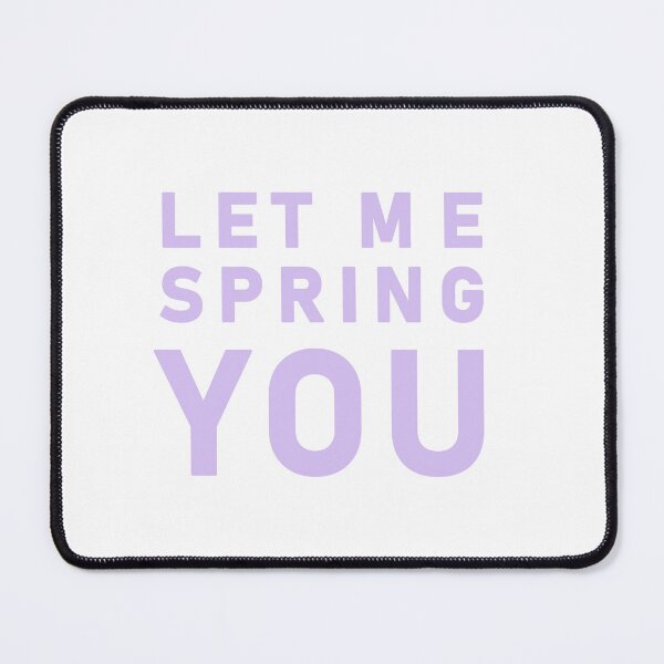 Item preview, Aesthetic Lavender Let Me Spring You Quote designed and sold by LekkieStudioArt.