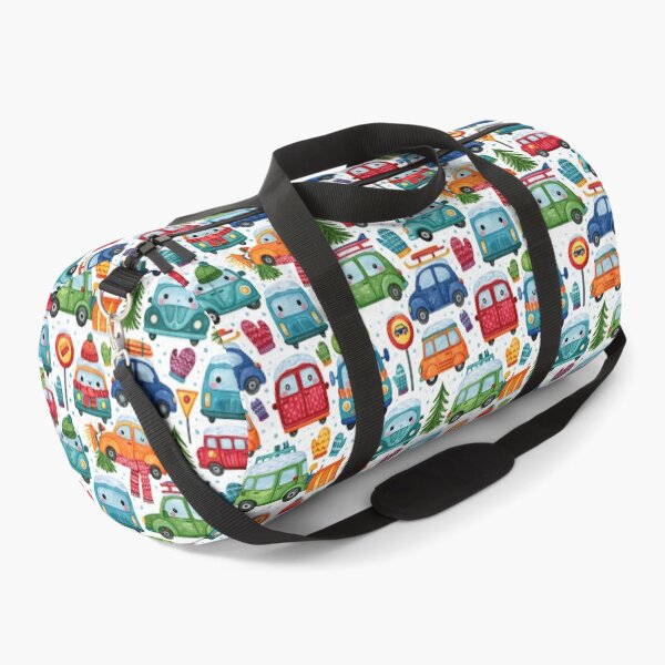 Item preview, Winter Cars and Snow Covered Pine Trees Pattern designed and sold by Piotrek0001.