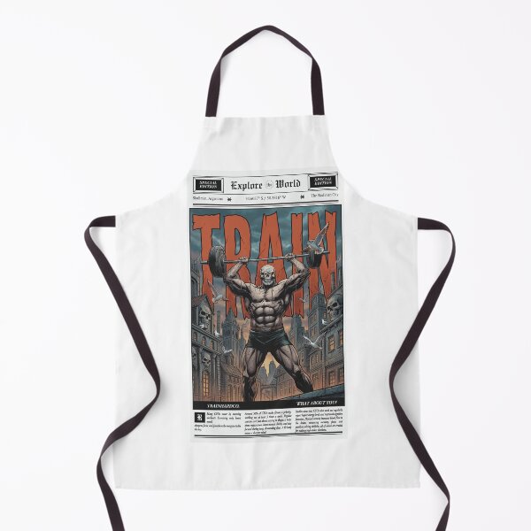 Item preview, Train Skullman Overhead Press City designed and sold by TrainHardCo.