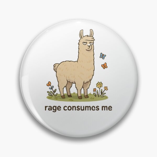 Item preview, Calm Llama Inner Rage designed and sold by SiarheiYur.