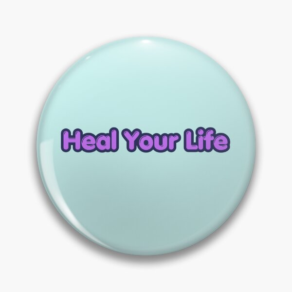 Item preview, Heal Your Life Stickers Prints Posters Wall Art Magnet Home Coffee Cup Decoration TShirt Stationary Notebook Magnet Hat Kitchen Work School Office Redbubble Shop designed and sold by Saritas Boutique Shop.