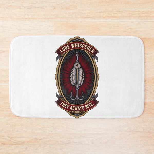 Item preview, Lure Whisperer Elite Funny Fishing Dad Emblem Gift designed and sold by YMLux.