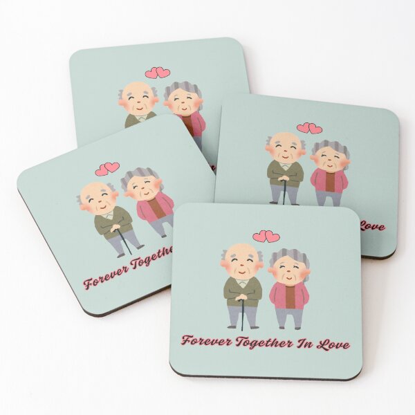 Item preview, Forever Together In Love Couple Stickers Prints Posters Wall Art Magnet Home Coffee Cup Decoration TShirt Stationary Notebook Magnet Hat Kitchen Work School Office Redbubble Shop designed and sold by Saritas Boutique Shop.