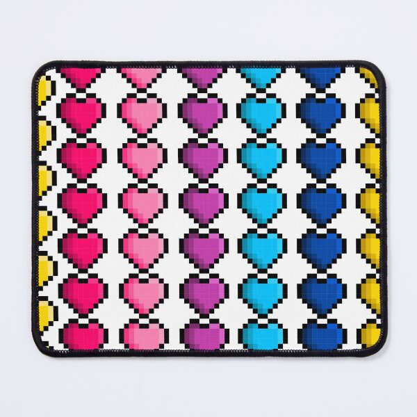 Item preview, Pixel Genderflux Pride Flag Hearts designed and sold by HarveyHandcraftsandDesigns.