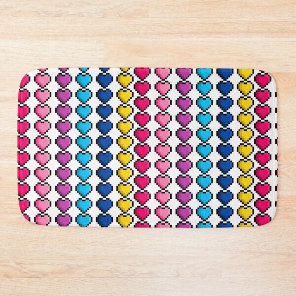 Artikelvorschau, Pixel Genderflux Pride Flag Hearts entworfen und verkauft von HarveyHandcraftsandDesigns.