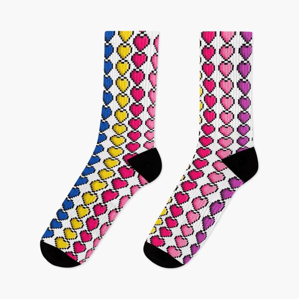 Item preview, Pixel Genderflux Pride Flag Hearts designed and sold by HarveyHandcraftsandDesigns.