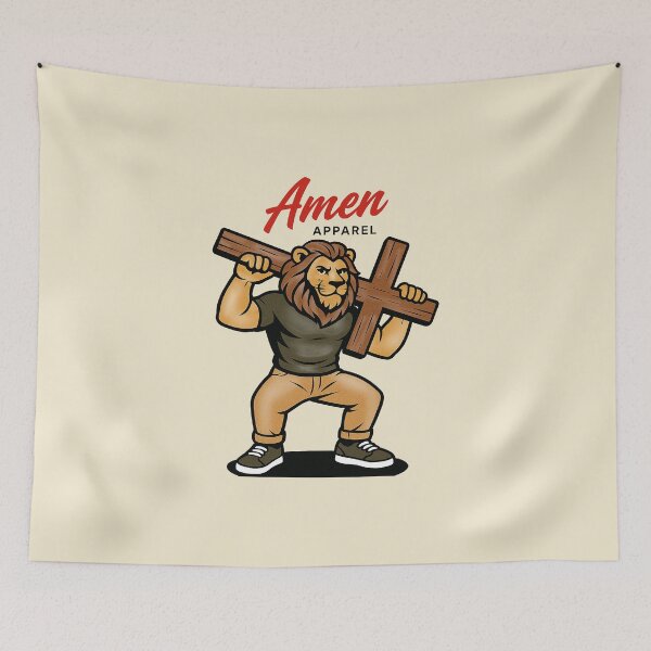 Item preview, Amen Apparel - Lion mascot designed and sold by theL3Studio.