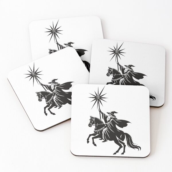 Item preview, Gandalf the White, in Black. designed and sold by HauntingAppeal.