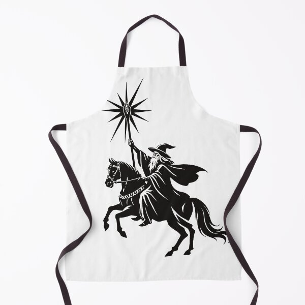 Item preview, Gandalf the White, in Black. designed and sold by HauntingAppeal.