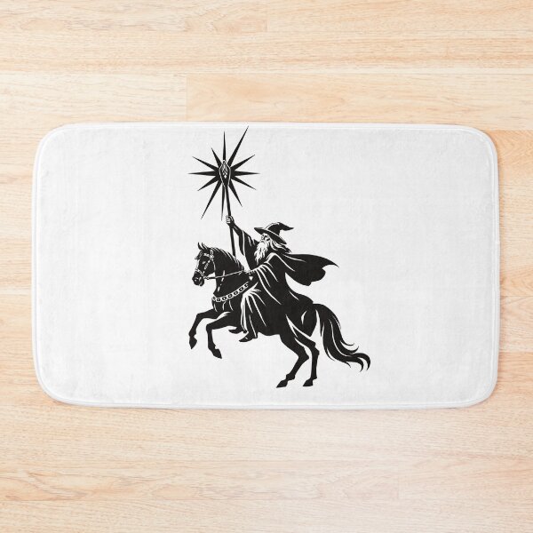 Item preview, Gandalf the White, in Black. designed and sold by HauntingAppeal.