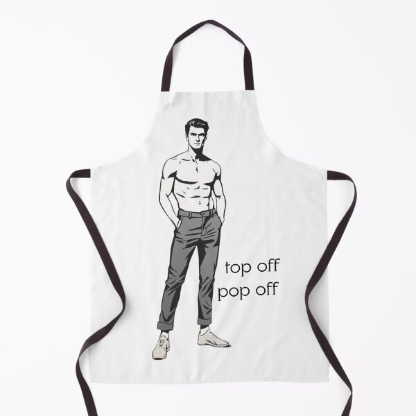 Item preview, Top Off Pop Off Shirtless Fitness Humor - Confident Man designed and sold by Sixième Studio.