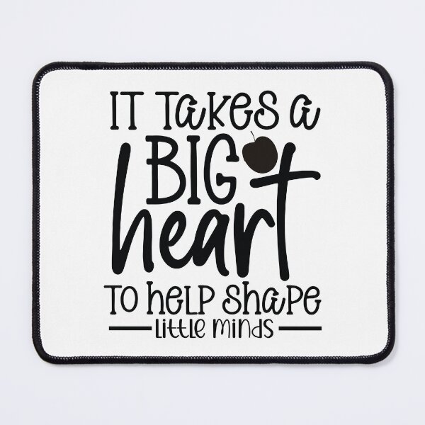Item preview, Big Heart Little Minds - Inspirational Primary Teacher School Gift designed and sold by FuzionRaptor.