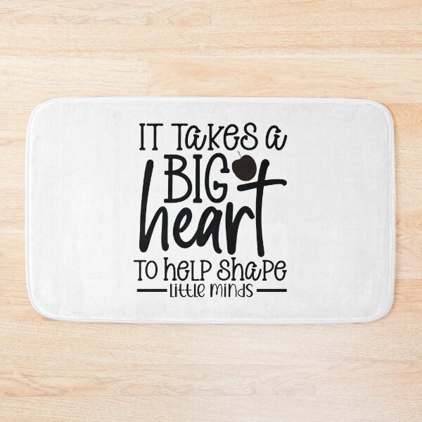 Item preview, Big Heart Little Minds - Inspirational Primary Teacher School Gift designed and sold by FuzionRaptor.
