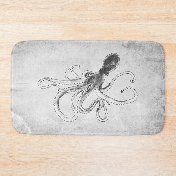 Item preview, Octopus Etched Illustration Deep Sea Art designed and sold by Ghoul Enterprises.