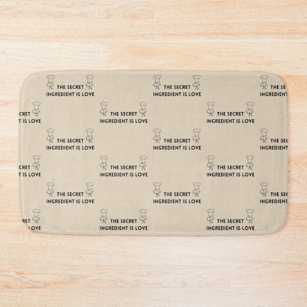 Item preview, The Secret Ingredient Is Love Stickers Prints Posters Wall Art Magnet Home Coffee Cup Decoration TShirt Stationary Notebook Magnet Hat Kitchen Work School Office Redbubble Shop designed and sold by Saritas Boutique Shop.