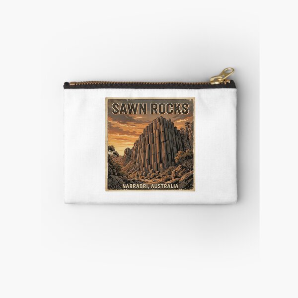 Item preview, Sawn Rocks Vintage National Park Poster Art designed and sold by DuckOddity.