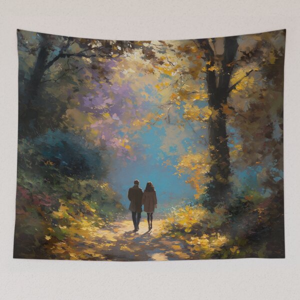 Item preview, Slow Walk Along Autumn Path designed and sold by Rtymer.