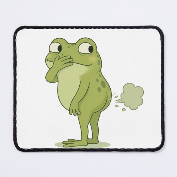 Item preview, Funny Guilty Frog Meme, farting frog designed and sold by MarekoraStudio.