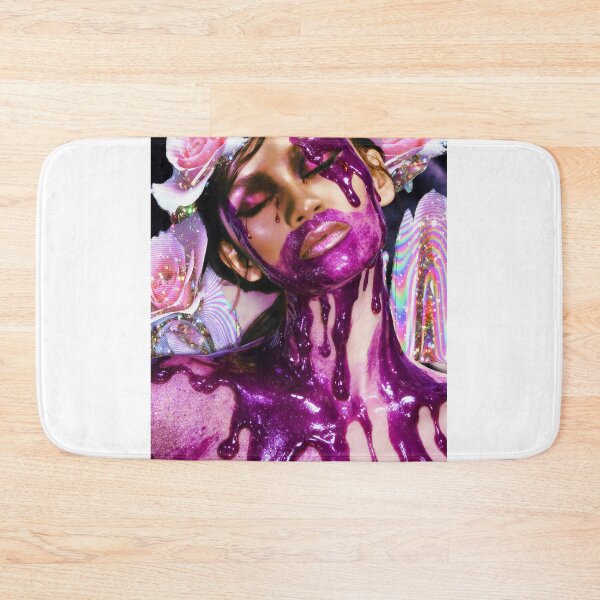 Item preview, Surreal Purple Metallic Drip Floral Portrait Zendaya  designed and sold by y2kponyclub.