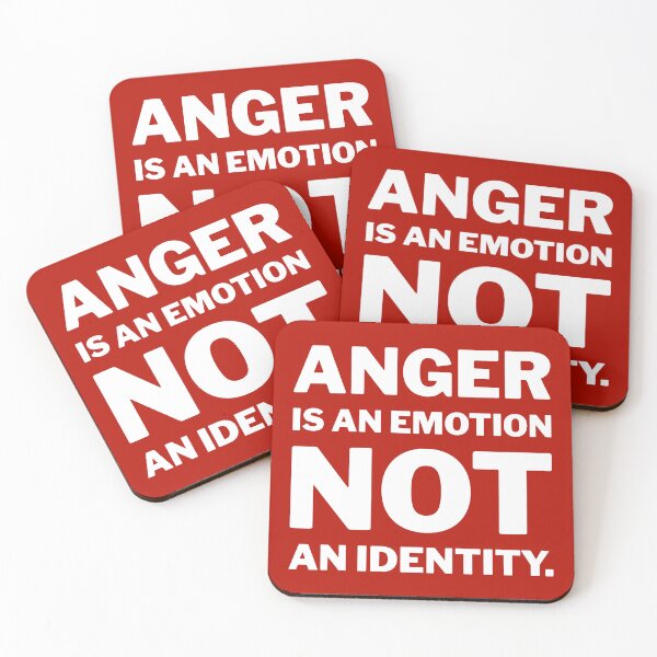 Item preview, Anger is an emotion not an identity.  designed and sold by Rachel the Artist .