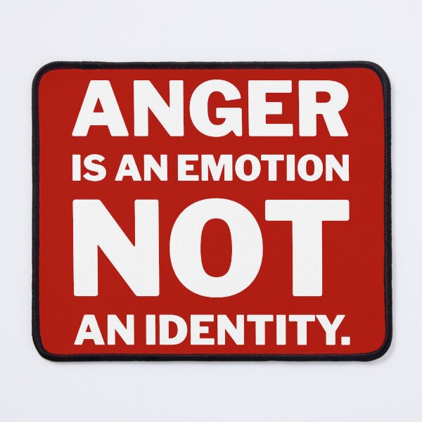 Item preview, Anger is an emotion not an identity.  designed and sold by Rachel the Artist .