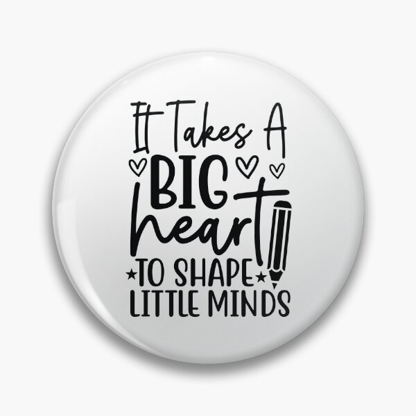 Item preview, Big Heart Shape Little Minds - Inspirational Teacher Aesthetic Gift designed and sold by FuzionRaptor.