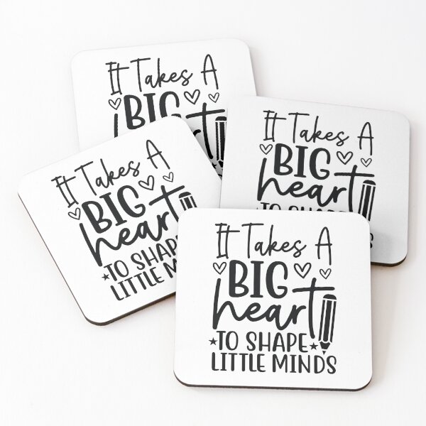 Item preview, Big Heart Shape Little Minds - Inspirational Teacher Aesthetic Gift designed and sold by FuzionRaptor.