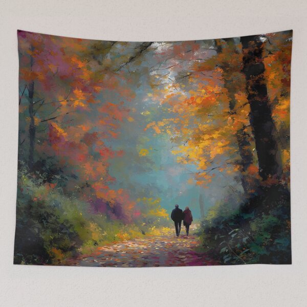 Item preview, Slow Walk Along Autumn Path designed and sold by Rtymer.