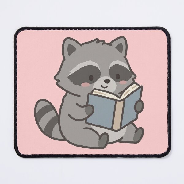 Item preview, Cute Baby Racoon Reading Book designed and sold by shellle in the ocean.