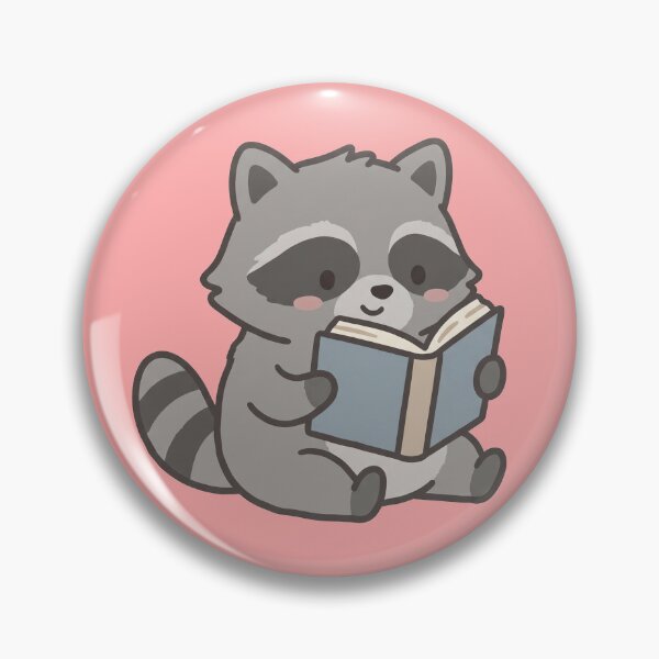 Item preview, Cute Baby Racoon Reading Book designed and sold by shellle in the ocean.