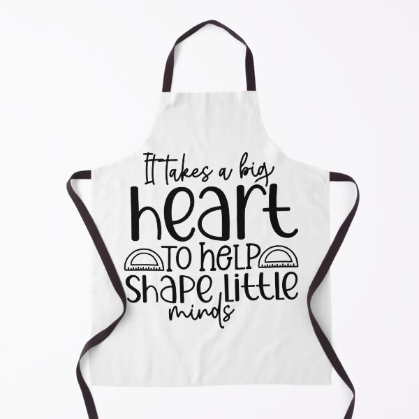 Item preview, Big Heart Shapes Little Minds - Inspirational Teacher School Art designed and sold by FuzionRaptor.
