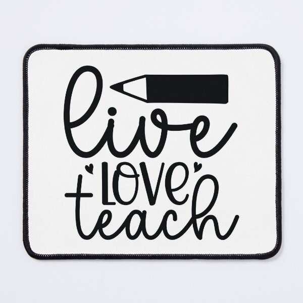 Item preview, Live Love Teach - Inspirational School Teacher Aesthetic Gift designed and sold by FuzionRaptor.