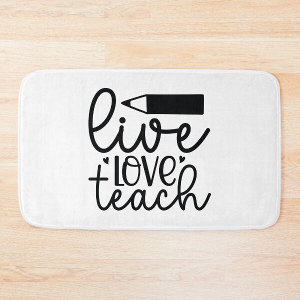 Item preview, Live Love Teach - Inspirational School Teacher Aesthetic Gift designed and sold by FuzionRaptor.