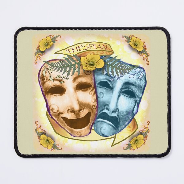 Item preview, Blue Orange Actor Masks designed and sold by artmuvz.