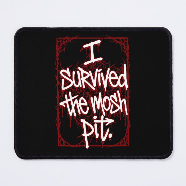 Item preview, I Survived The Mosh Pit Thorn Frame Metal designed and sold by LinaValearte.
