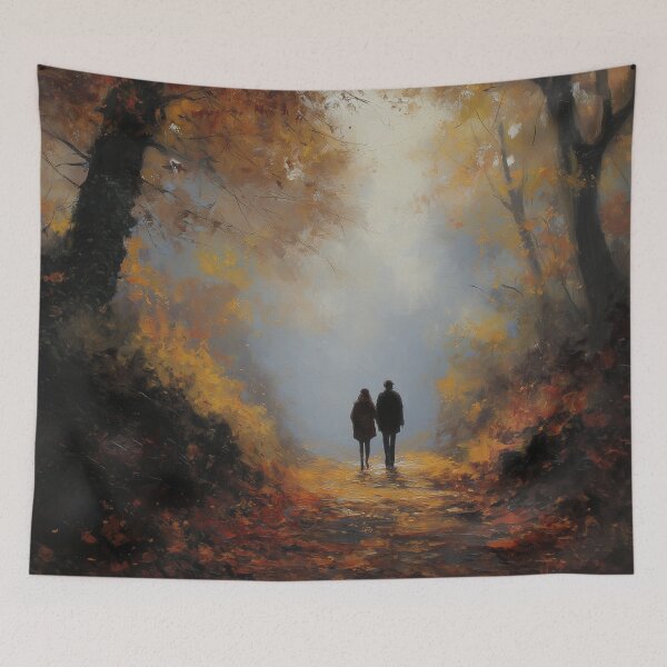 Item preview, Slow Walk Along Autumn Path designed and sold by Rtymer.