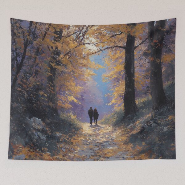 Item preview, Slow Walk Along Autumn Path designed and sold by Rtymer.