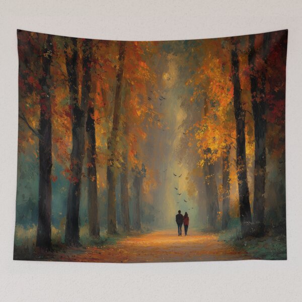 Item preview, Slow Walk Along Autumn Path designed and sold by Rtymer.
