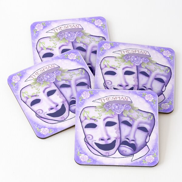 Item preview, Purple Actor Masks designed and sold by artmuvz.